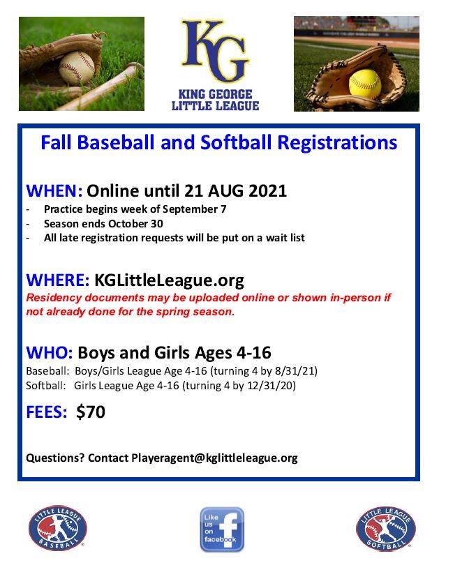 KGLL 2021 Fall Flyer