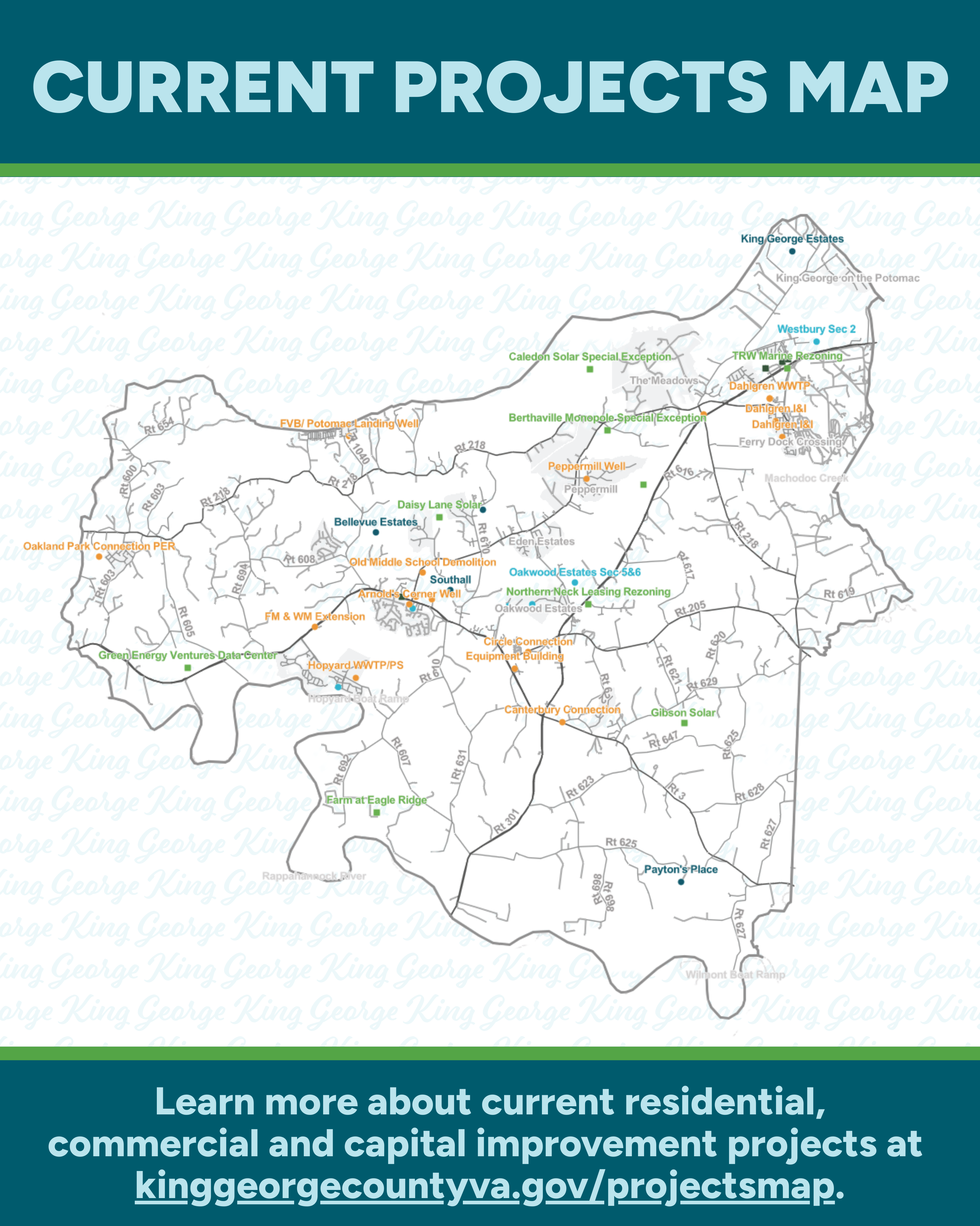 Current Projects Map. Learn more about residential, commercial and capital improvement projects.