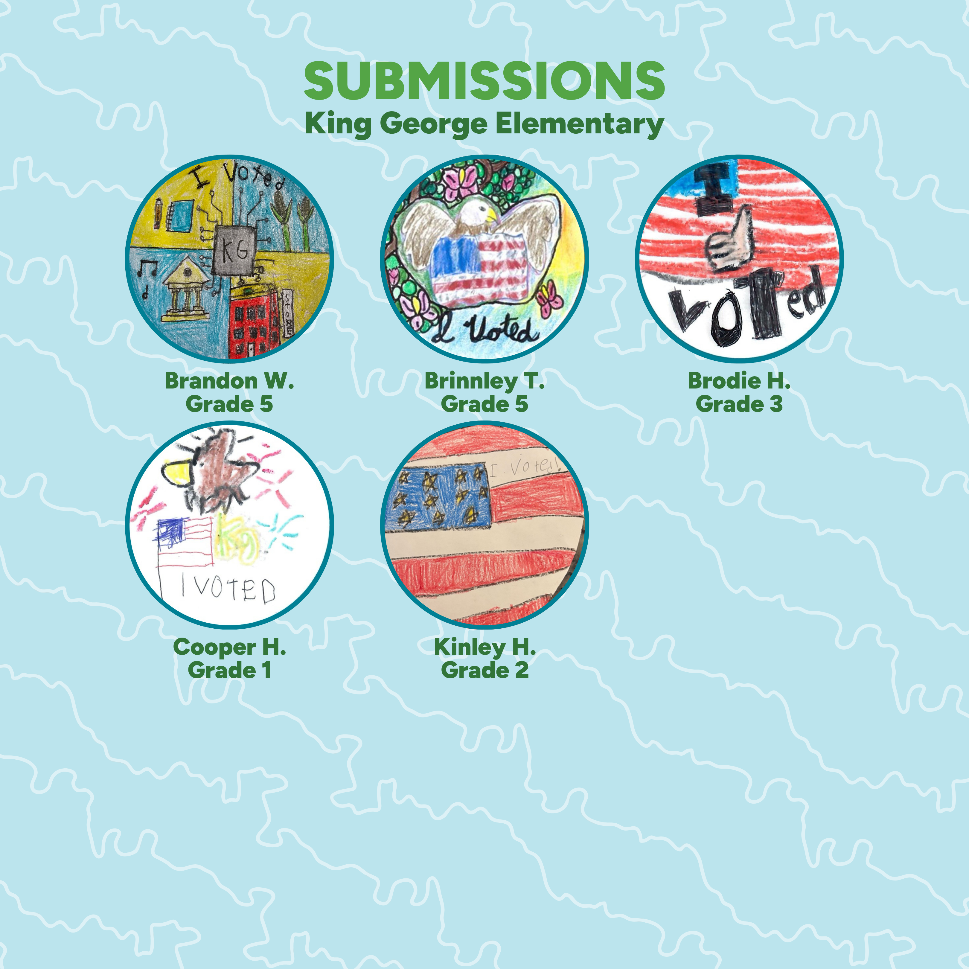 I Voted Sticker Contest Submissions 1