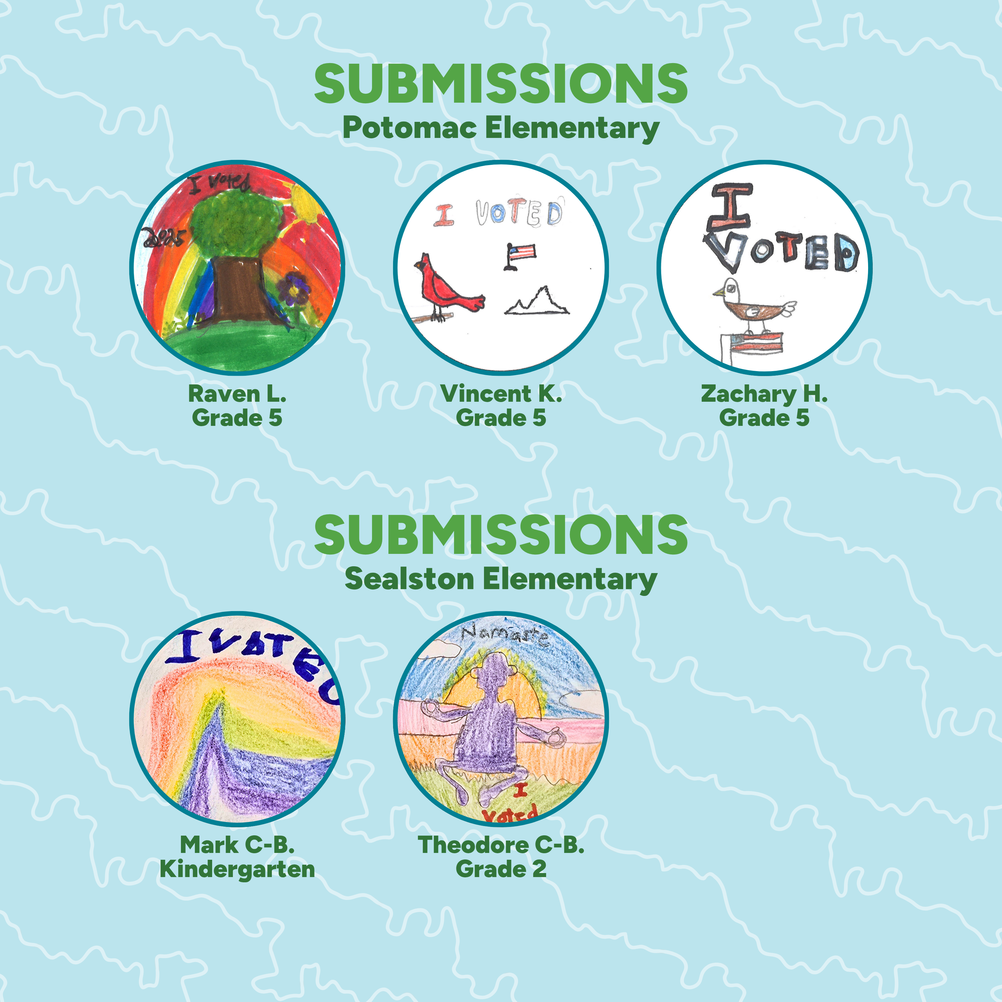 I Voted Sticker Contest Submissions 4