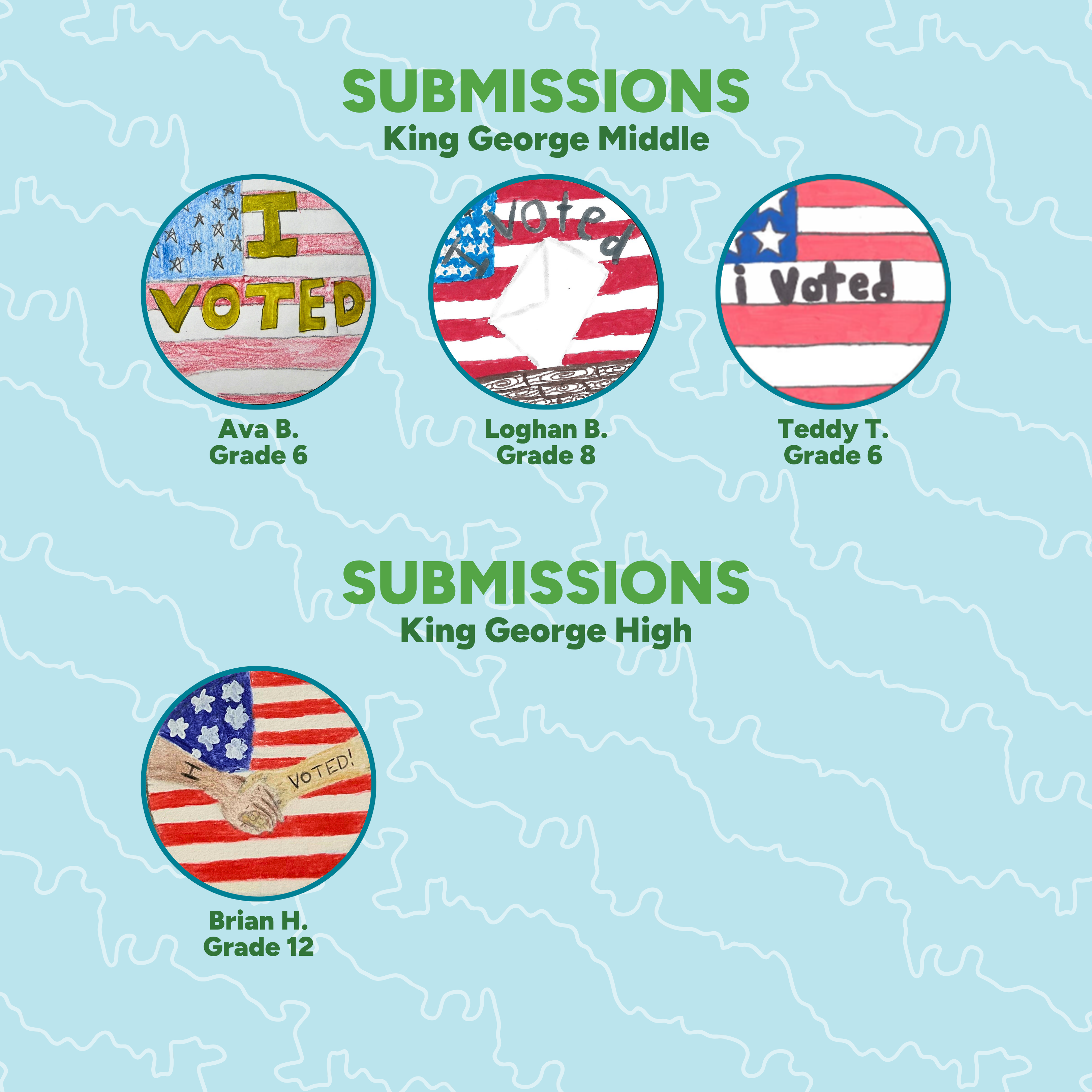 I Voted Sticker Contest Submissions 5